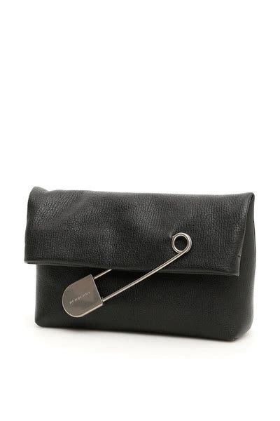 burberry purse safety pin|Burberry Leather 2019 Safety Pin Clutch .